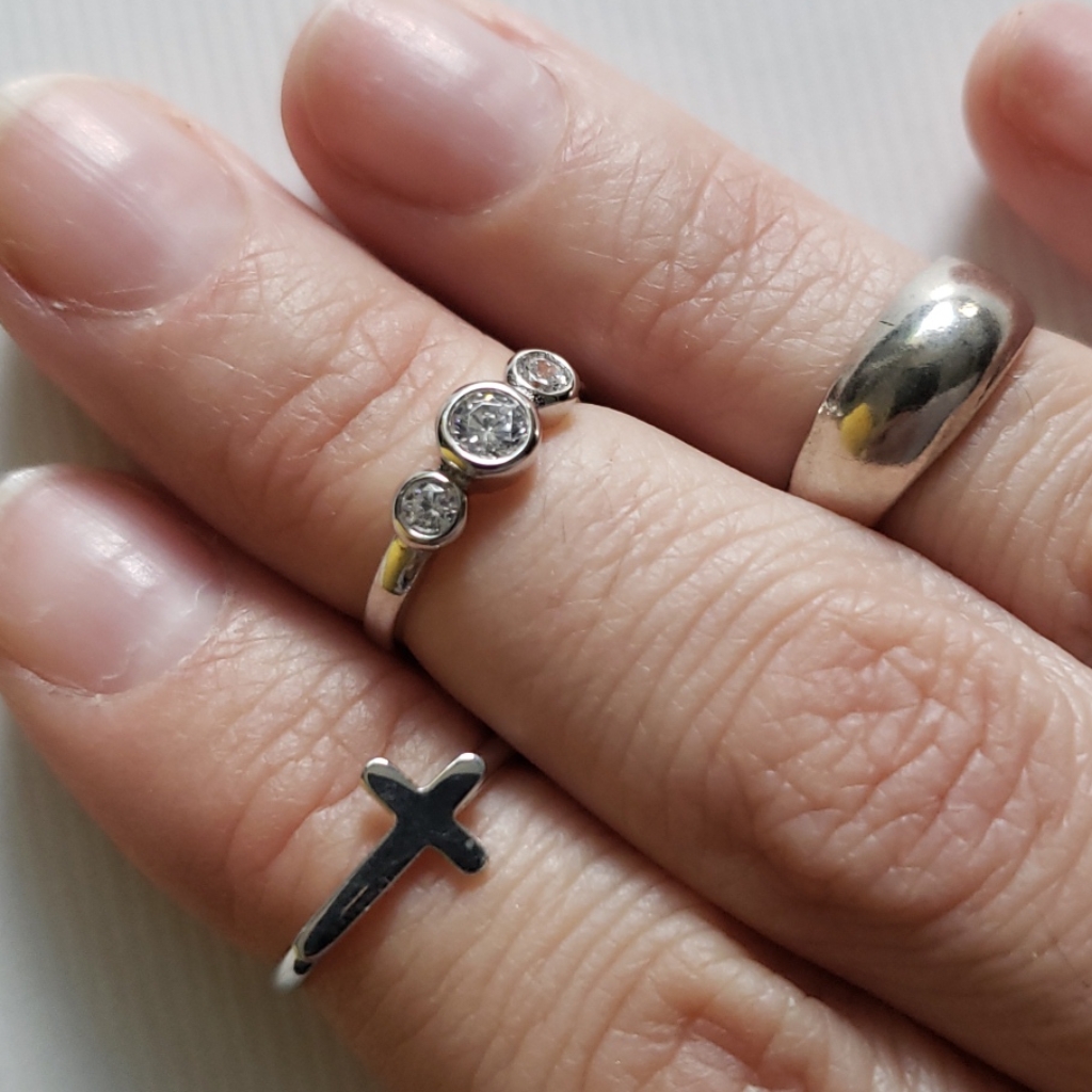 Nwt Sterling Silver Midi Or Toe Rings
